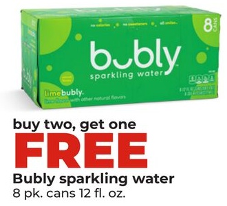 Bubly sparkling water