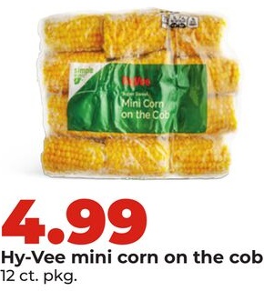 Hy-Vee mini corn on the cob