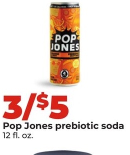 Pop Jones prebiotic soda