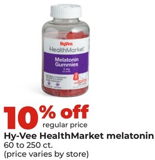 Hy-Vee HealthMarket melatonin
