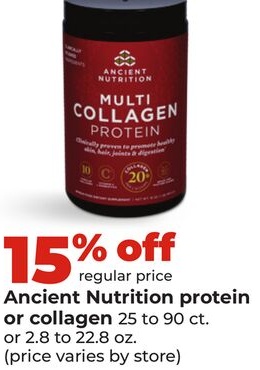 Ancient Nutrition protein or collagen
