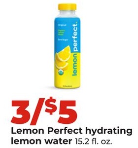 Lemon Perfect hydrating lemon water