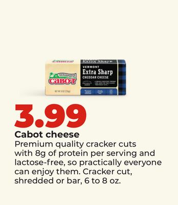 Cabot cheese