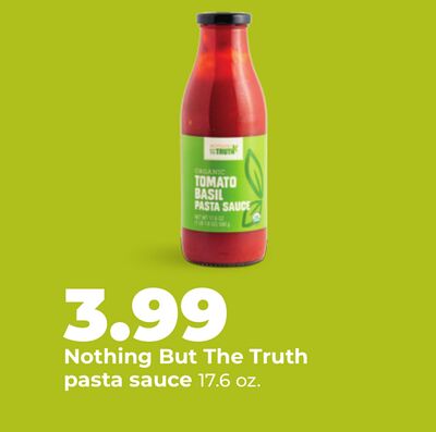 Nothing But The Truth pasta sauce