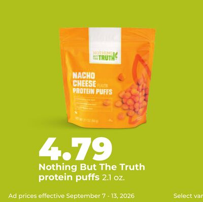 Nothing But The Truth protein puffs