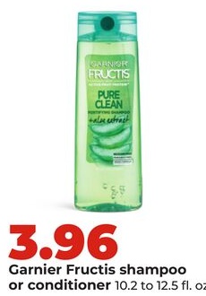 Garnier Fructis shampoo or conditioner