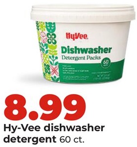 Hy-Vee dishwasher detergent