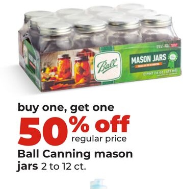Ball Canning mason jars