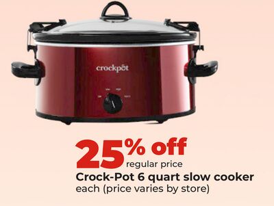 Crock-Pot 6 quart slow cooker