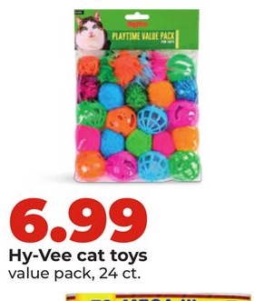Hy-Vee cat toys