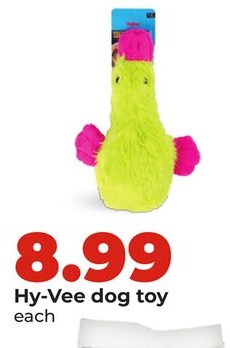 Hy-Vee dog toy