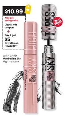 Maybelline Sky High mascara.