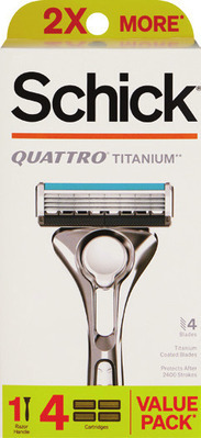 ANY Schick, Edge, Skintimate or Bulldog shave products.
