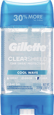 Gillette deodorant (excludes multi-pks.).