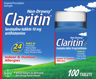 Claritin adult allergy relief 100 ct.