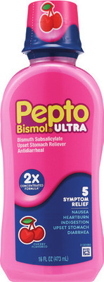 ANY adult Pepto-Bismol.