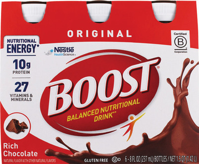 ANY Boost nutritional drinks 4 or 6 pk.