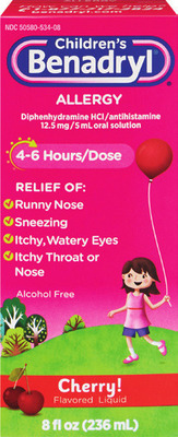 ANY Children's Benadryl