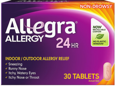 Adult Nasacort 120 sprays, Allegra 24 gelcaps, 30 tablets or Xyzal 35 ct. (excludes ALL products with pseudoephedrine or ephedrine)