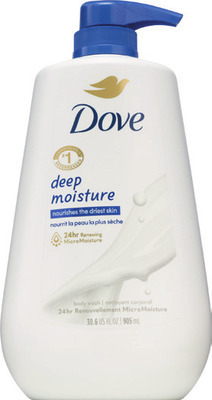 ANY Dove body wash pumps 30-30.6 oz.
