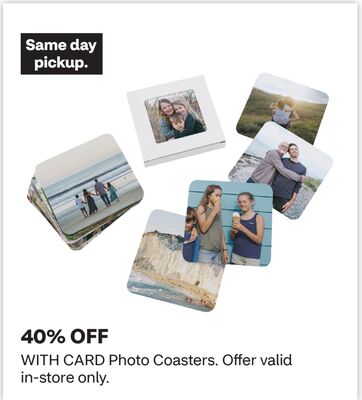 CARD Photo Coasters