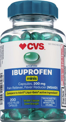 ANY CVS Brand adult ibuprofen, naproxen sodium 80 ct. or larger, aspirin 100 ct. or larger, or sleep aids.