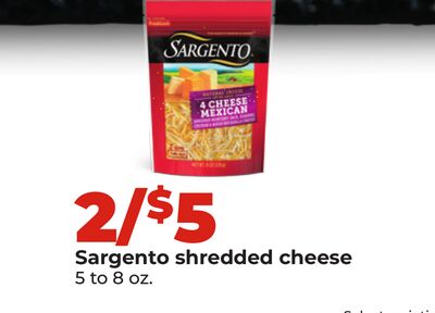 Sargento shredded cheese