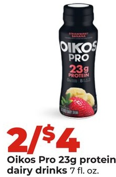 Oikos Pro 23g protein dairy drinks