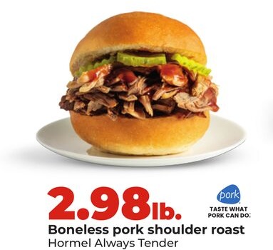 Boneless pork shoulder roast