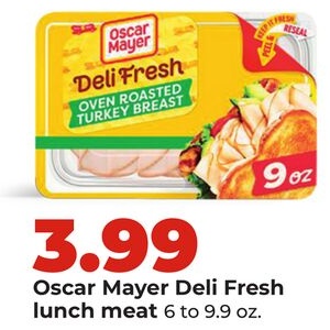 Oscar Mayer Deli Fresh lunch meat