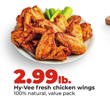 Hy-Vee fresh chicken wings