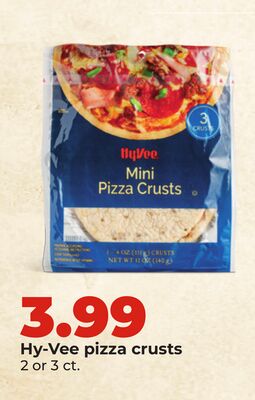 Hy-Vee pizza crusts