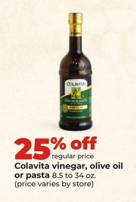 Colavita vinegar, olive oil or pasta