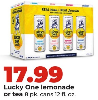 Lucky One lemonade or tea