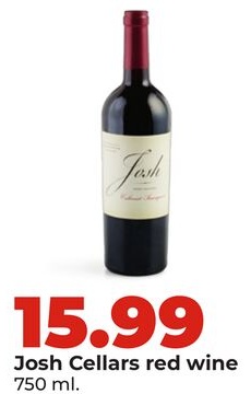 Josh Cellars red wine