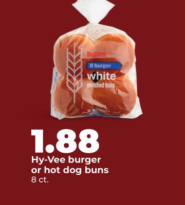 Hy-Vee burger or hot dog buns