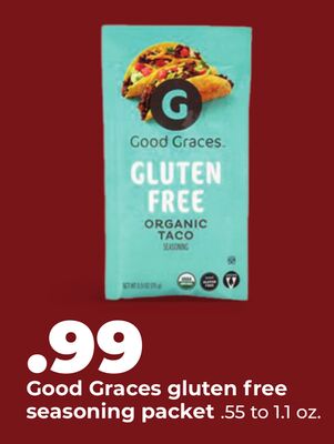 Good Graces gluten free seasoning packet