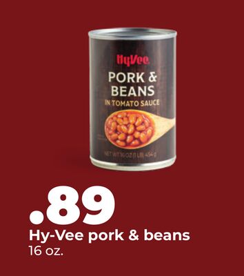 Hy-Vee pork & beans