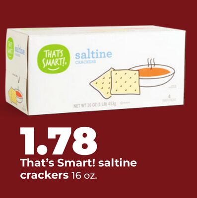 That's Smart! saltine crackers