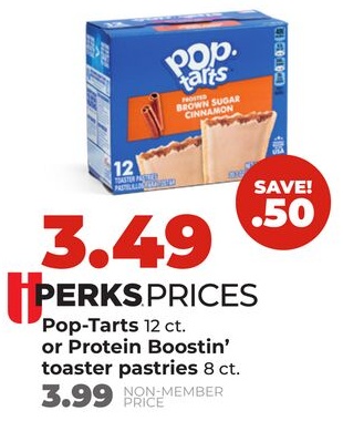 Pop-Tarts 12 ct. or Protein Boostin' toaster pastries 8 ct.