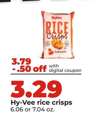 Hy-Vee rice crisps
