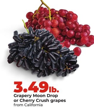 Grapery Moon Drop or Cherry Crush grapes