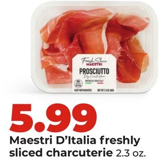 Maestri D'Italia freshly sliced charcuterie