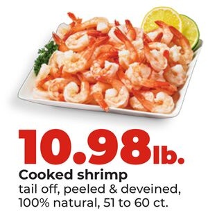Cooked shrimp
