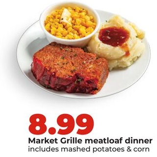 Market Grille meatloaf dinner