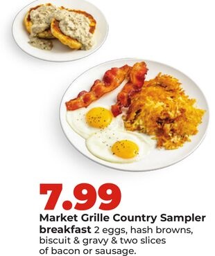Market Grille Country Sampler breakfast