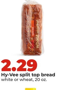 Hy-Vee split top bread