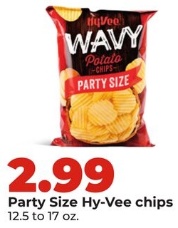 Party Size Hy-Vee chips