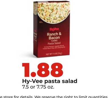 Hy-Vee pasta salad