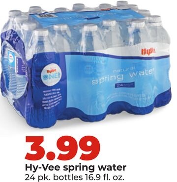 Hy-Vee spring water